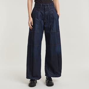 G-Star RAW Pleated Jeans - Donkerblauw - Dames