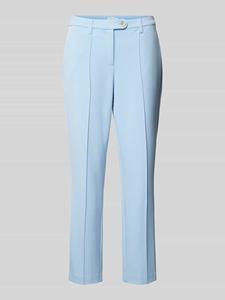 Tom Tailor Straight leg stoffen broek met bandplooien