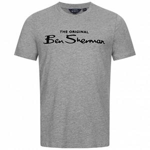 Ben Sherman Flocked Logo Heren T-shirt 0076268G-009