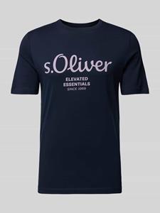 S.Oliver RED LABEL T-shirt met ronde hals