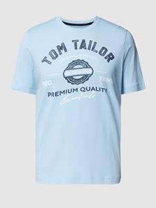 Tom Tailor T-shirt met labelprint