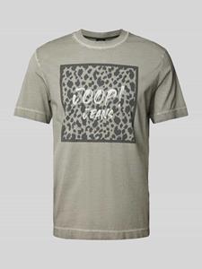 JOOP! JEANS T-shirt met labelprint