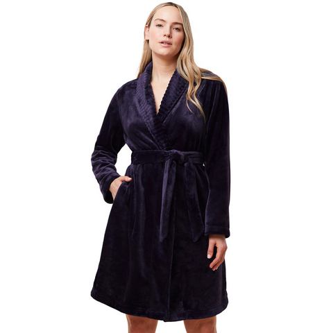 Triumph Ochtendjas Robes Fleece Robe 01 (2 stuks, Met riem)