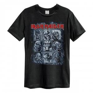 Amplified Versterkte Heren 9 Eddies Iron Maiden T-Shirt