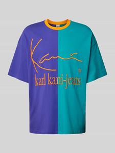 Karl Kani Oversized T-shirt met labelstitching