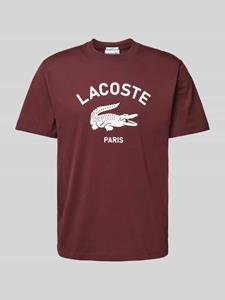 Lacoste T-shirt met labelprint