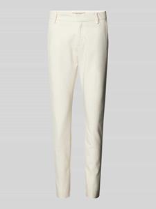 MOS MOSH Stretchbroek met labelapplicatie, model 'ABBY NIGHT PANT'