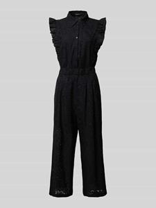 MORE & MORE Jumpsuit met broderie anglaise