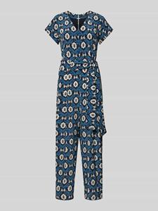 Weekend Max Mara Zijden jumpsuit met strikceintuur, model 'AUSTERO'