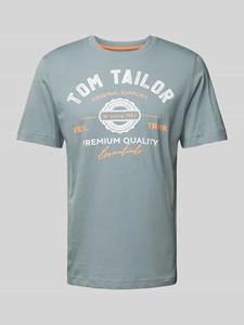 Tom Tailor T-shirt met labelprint