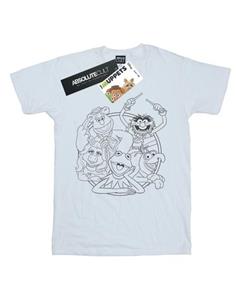 Disney Heren The Muppets Group Line Art T-shirt