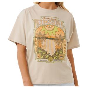 Rip Curl  Women's Slow Down Heritage Tee - T-shirt, beige