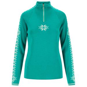 Dale of Norway Geilo Sweater Women L türkis - Farbe peacock offwhite