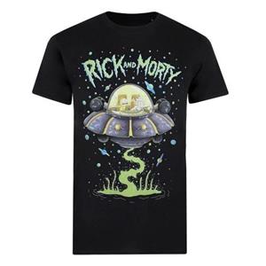 Rick And Morty Rick en Morty Heren UFO T-shirt