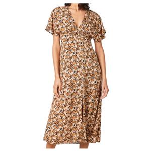 Rip Curl  Women's Sea Of Dreams Maxi Dress S/S - Jurk, beige/bruin