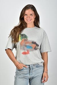 Wild Animals t-shirt Duck Duck met print op de voor- en achterkant grijs