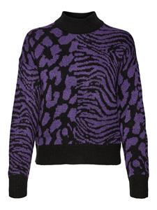 Vero Moda Vmvera animal ls highneck pullover dessin