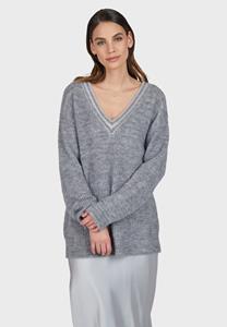 MARC AUREL Pullover mit Glanzkante