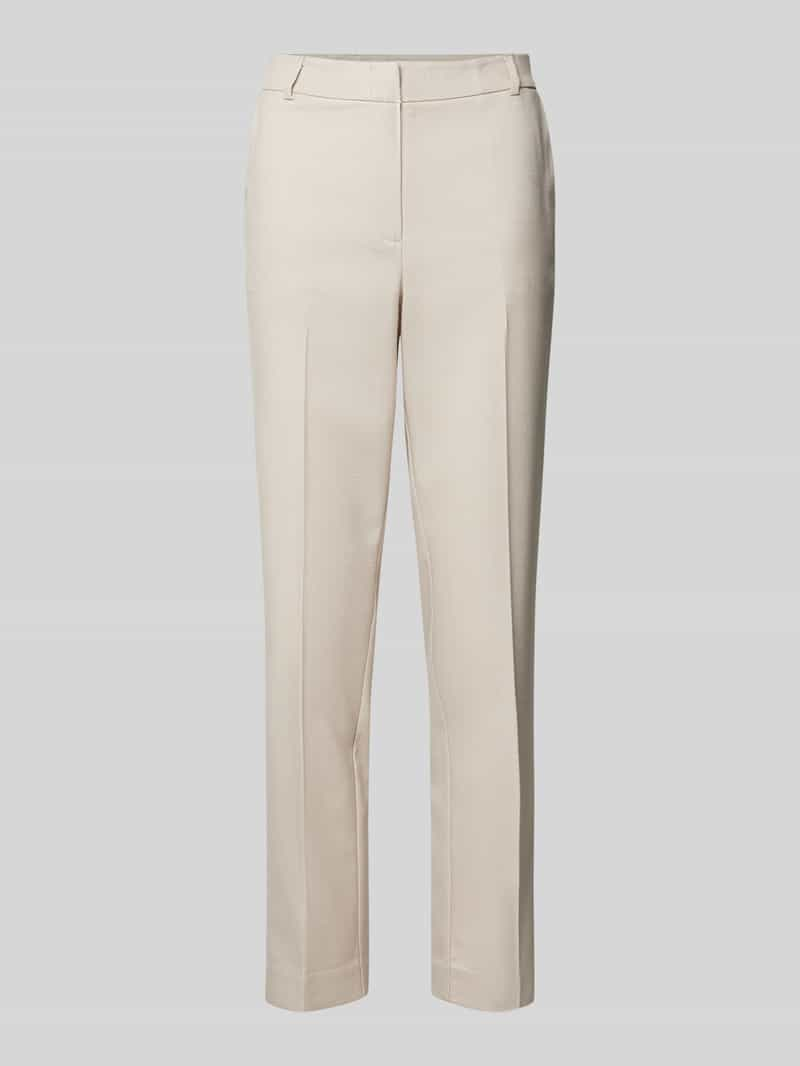 Comma Stoffen slim fit broek met structuurpatroon