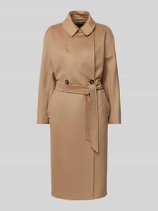 Weekend Max Mara Lange jas met platte kraag, model 'RESINA'