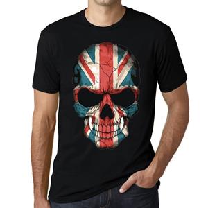 Ultrabasic Grafisch Heren T-Shirt - Verenigd Koninkrijk Skull Shirt - Groot-Brittannië Tee