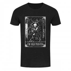 Deadly Tarot Dodelijke Tarot Heren het hogepriesteres T-shirt