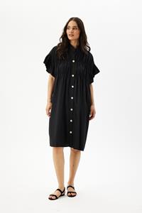 IN FRONT VIKKI DRESS 16306 999 (Black)