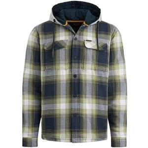 PME Legend Male Overhemden Psi2408216 Long Sleeve Shirt Ctn Flanel Check