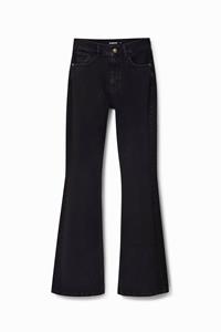 Desigual Flared jeans - BLACK