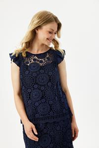 IN FRONT LUIS BLOUSE 16327 591 (Navy 591)