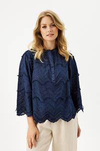 IN FRONT LUNA BLOUSE 16321 591 (Navy 591)