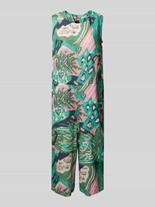 Christian Berg Woman Linnen jumpsuit met ronde hals