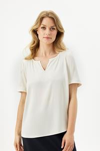 IN FRONT ROZA BLOUSE 16366 020 (Off White 020)