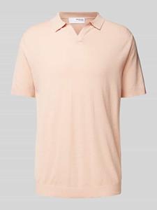 Selected Homme Slim fit linnen poloshirt met platte kraag, model 'LAKE'