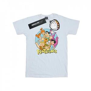 The Flintstones Het Flintstones Group Circle T-shirt voor heren