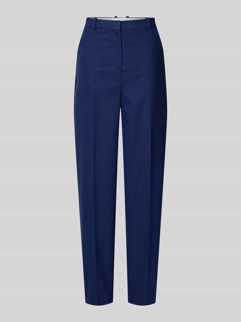 Boss Straight leg pantalon met persplooien, model 'Tabitha'