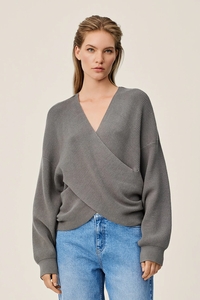 Moss Copenhagen 18192 zinelle rachelle wrap pullover