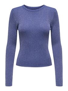 Jacqueline de Yong Jdyplum lurex ls o-neck pullover k kobalt