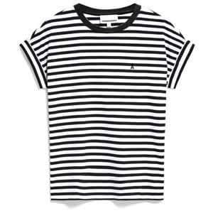 ARMEDANGELS  Women's Idaara Stripes - T-shirt, grijs/wit