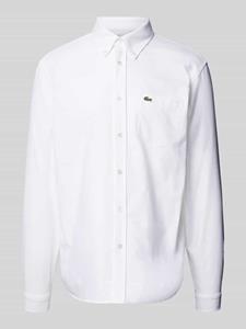 Lacoste Regular fit vrijetijdsoverhemd met logopatch