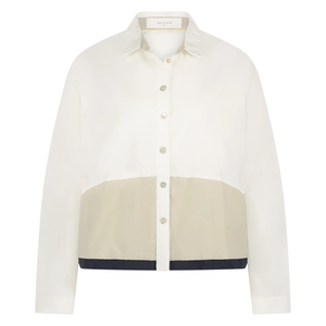 Nukus Fw240431 131 sienna blouse offwhite/sand