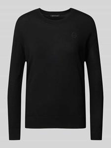 Armani Exchange Gebreide pullover met ronde hals