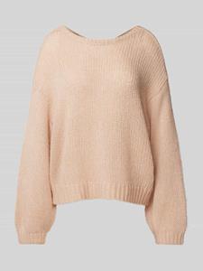 Boss Orange Gebreide pullover met extra brede schouders, model 'Fobain'