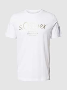 S.Oliver RED LABEL T-shirt met labelprint