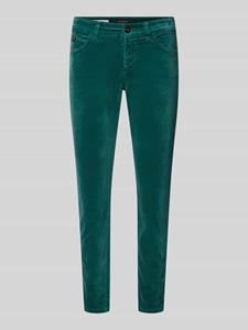 Marc Cain Slim fit broek met siernaden