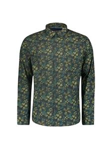 No- Excess Male Overhemden 25450733 Shirt Stretch Allover Printed