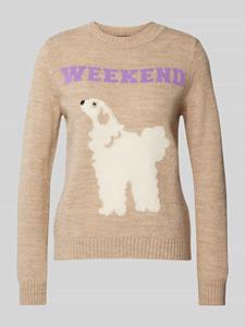 Weekend Max Mara Gebreide pullover met ribboorden, model 'OMBROSA'