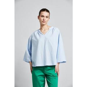 Bugatti Chiffon blouse met wijde mouwen