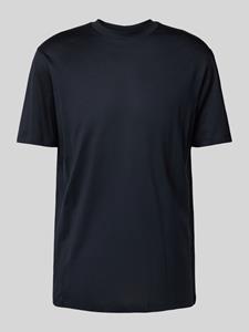 Emporio Armani T-shirt met geribde ronde hals