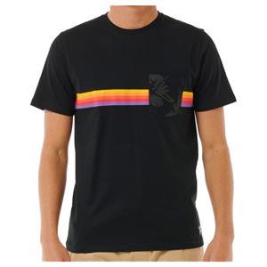 Rip Curl  Surf Revival Hoffman Pocket Tee - T-shirt, zwart